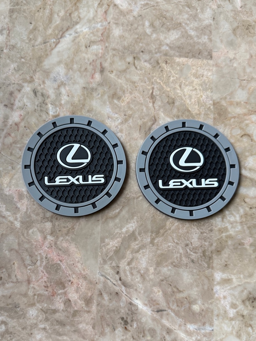 Lexus ~ Car Auto Cup Holder Coasters ~ Set‎ of 2